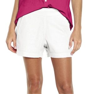 Gap Linen Shorts with Back Pockets NWT 55% Linen 45% Rayon “Bright White”